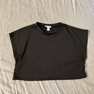 Black Crop Top, size M